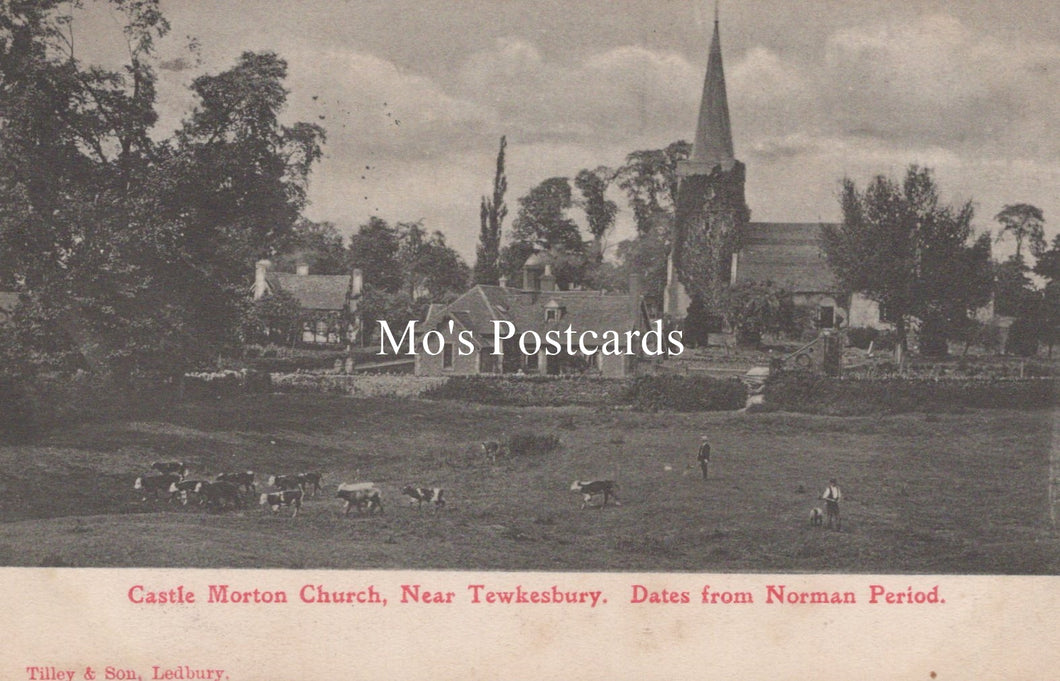 Worcestershire Postcard - Castle Morton Church, Near Tewkesbury SW19180