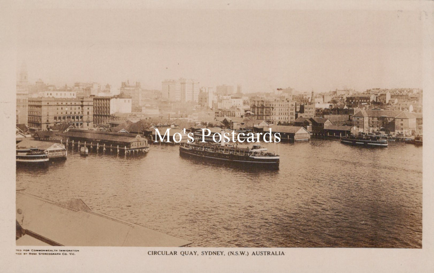 Australia Postcard - Circular Quay, Sydney  SW19193