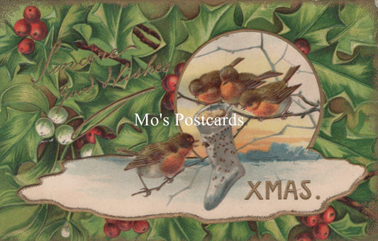 Greetings Postcard - To Wish You a Merry Christmas SW19196