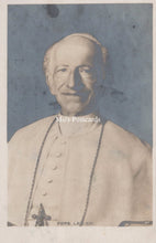 Load image into Gallery viewer, Vintage postcard of a religious figure with &#39;Mo&#39;s Postcards&#39; branding.
