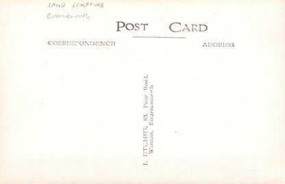 Dorset Postcard - Religious Sand Sculpture at Bournemouth  SW19213