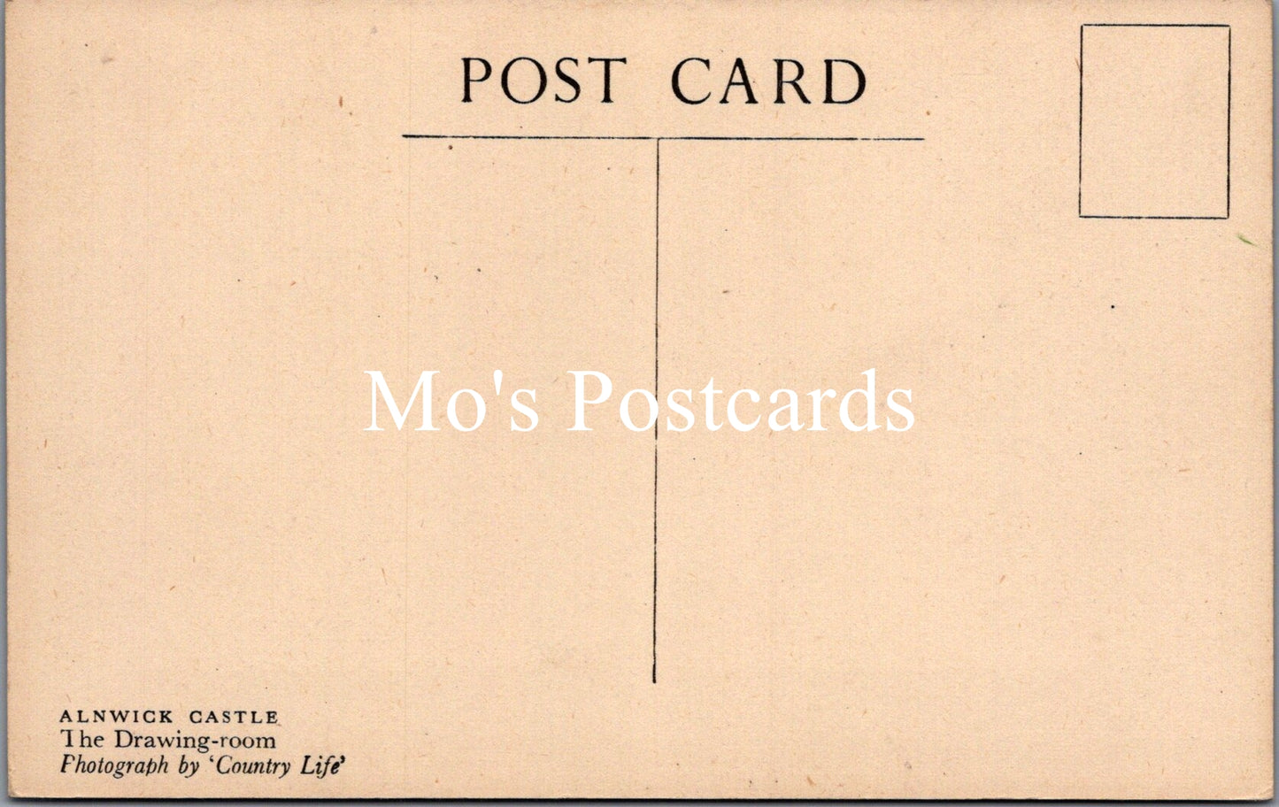 Northumberland Postcard - Alnwick Castle, The Drawing Room  SW17198