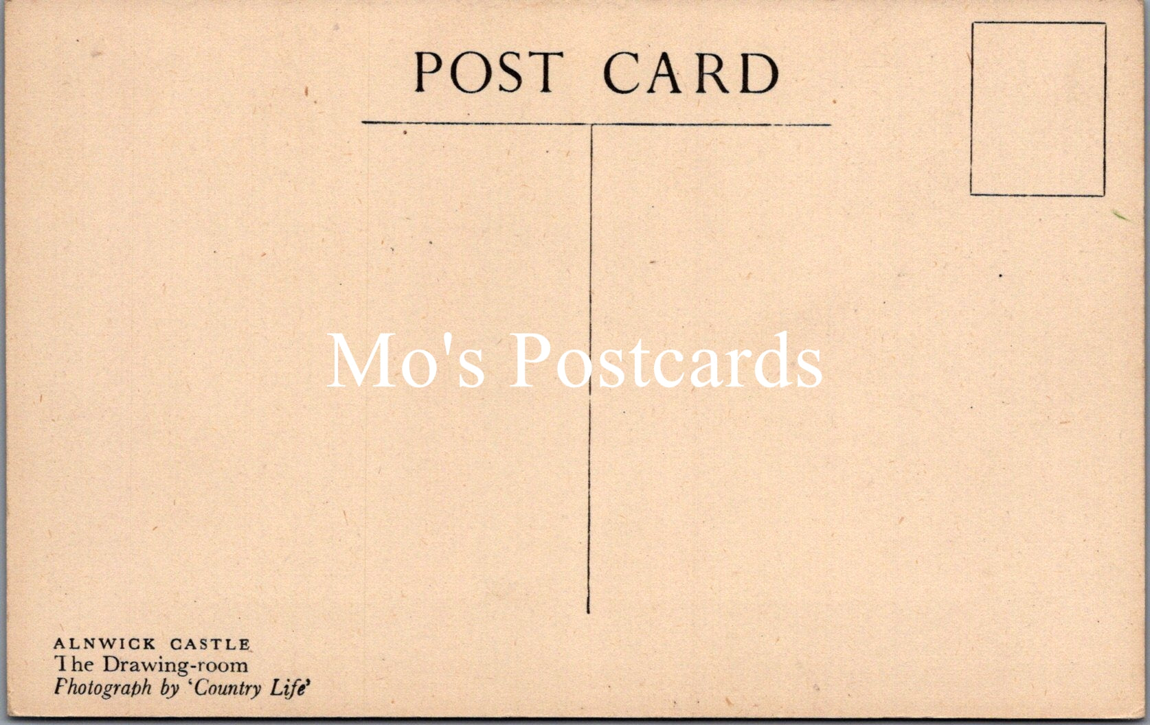 Northumberland Postcard - Alnwick Castle, The Drawing Room  SW17198