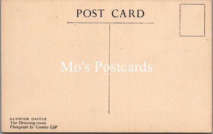 Northumberland Postcard - Alnwick Castle, The Drawing Room  SW17198