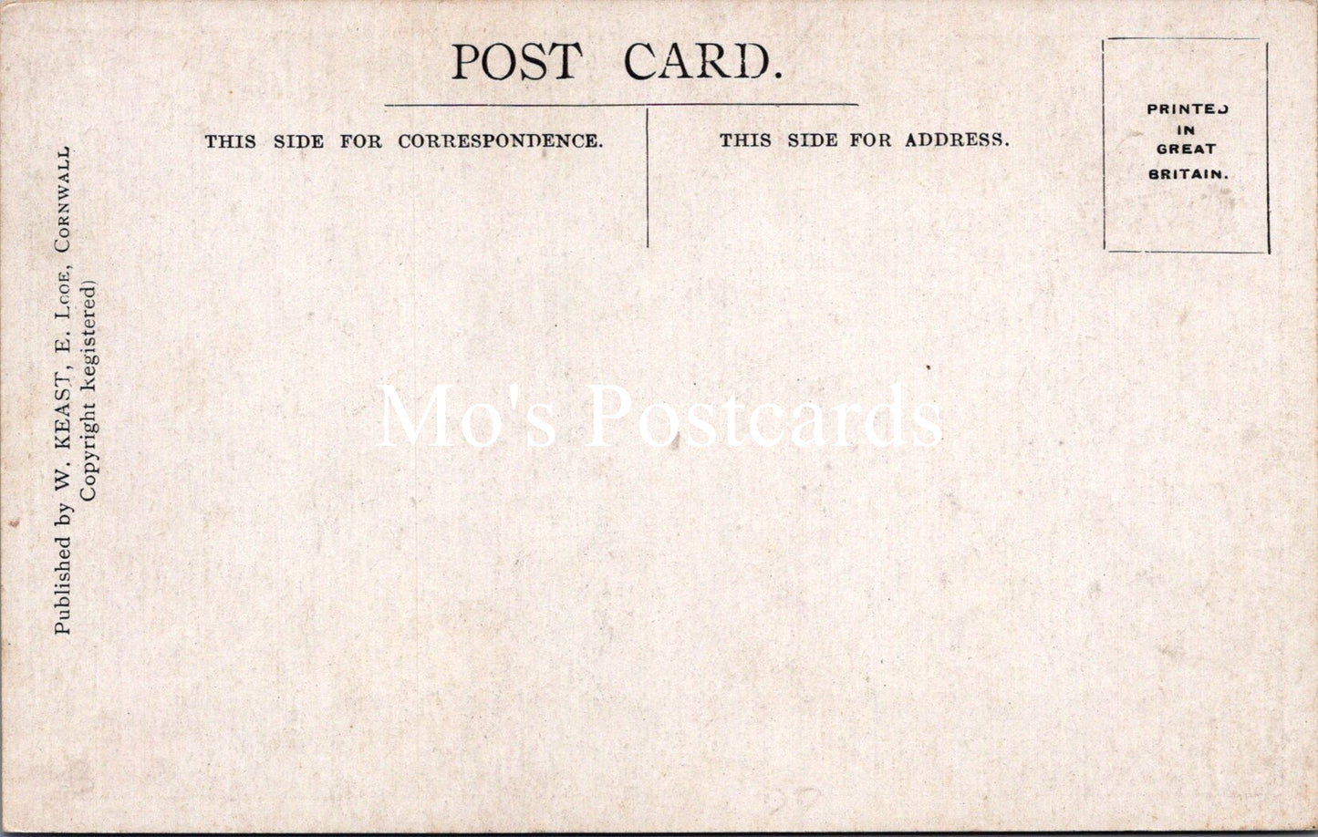 Cornwall Postcard - Artist Pencil Sketch of Polperro SW17203