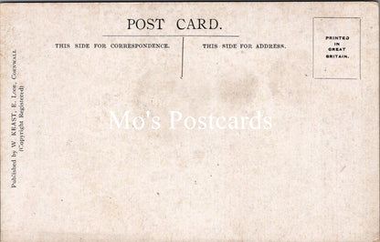 Cornwall Postcard - Artist Pencil Sketch of Polperro SW17204