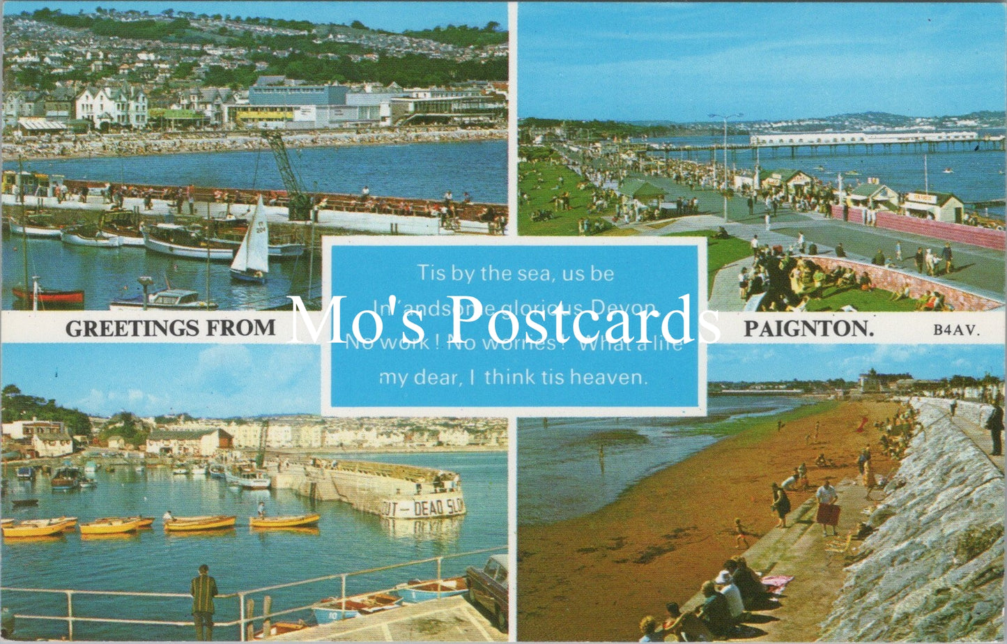 Devon Postcard - Greetings From Paignton  SW17206
