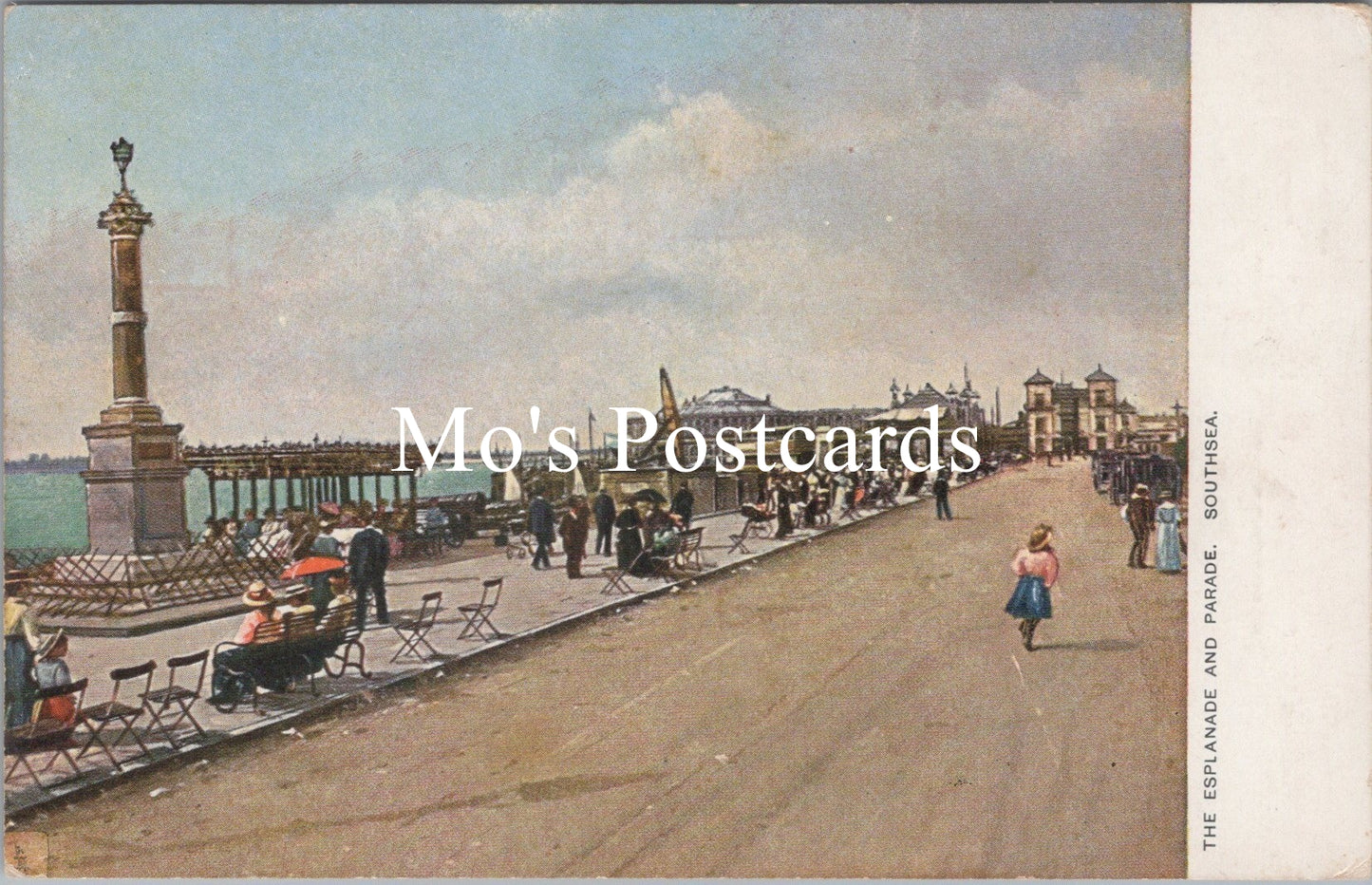 Hampshire Postcard - The Esplanade and Parade, Southsea  SW17217