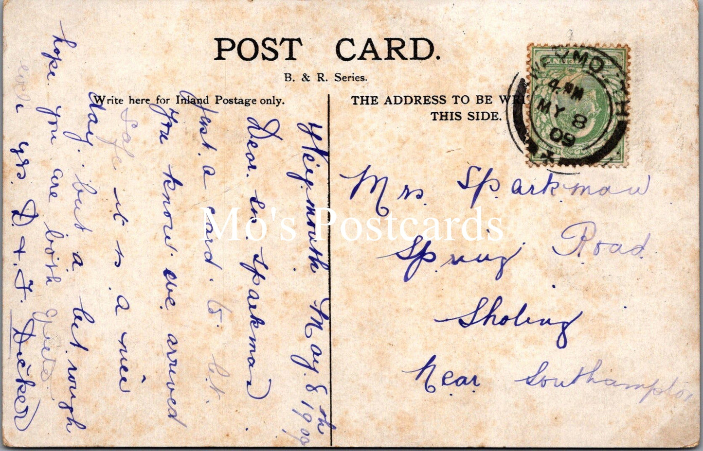 Dorset Postcard - The Ancient Church of All Saints, Wyke Regis  SW17224