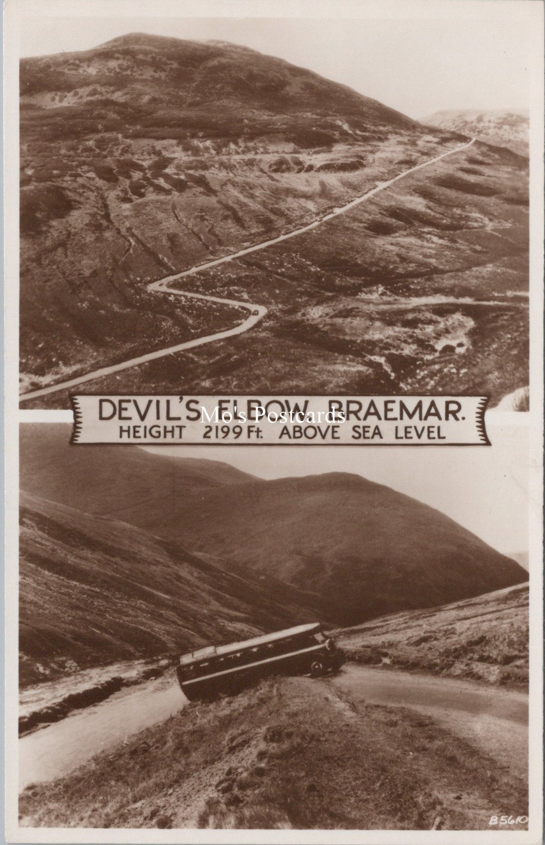 Scotland Postcard - Devil's Elbow Road, Braemar  SW17801