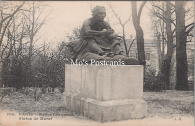 France Postcard - Paris, Buttes Chaumont, Statue De Marat  SW17804