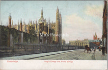 Load image into Gallery viewer, Cambridgeshire Postcard-Cambridge, King&#39;s College &amp; Trinity College SW17807

