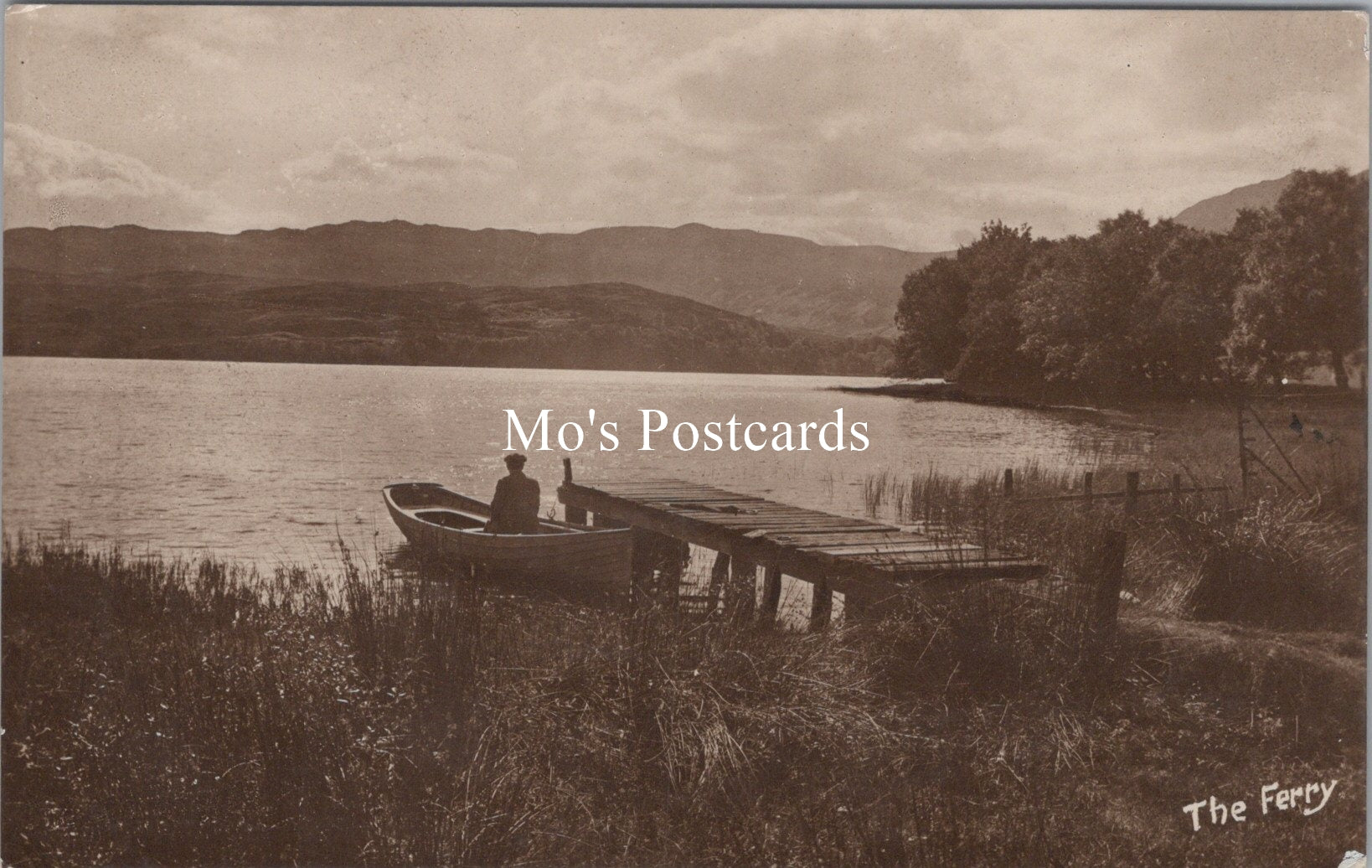 Nature Postcard - The Ferry Boat, Lakeland Countryside Scenery SW17819