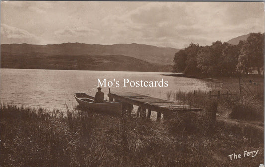 Nature Postcard - The Ferry Boat, Lakeland Countryside Scenery SW17819