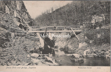 Yorkshire Postcard - Pecca Falls and Bridge, Ingleton  SW17824