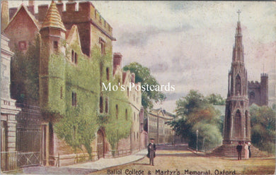Oxfordshire Postcard - Baliol College & Martyr's Memorial, Oxford  SW17831