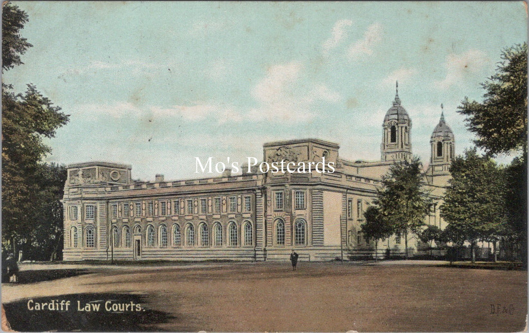 Wales Postcard - Cardiff Law Courts   SW17834