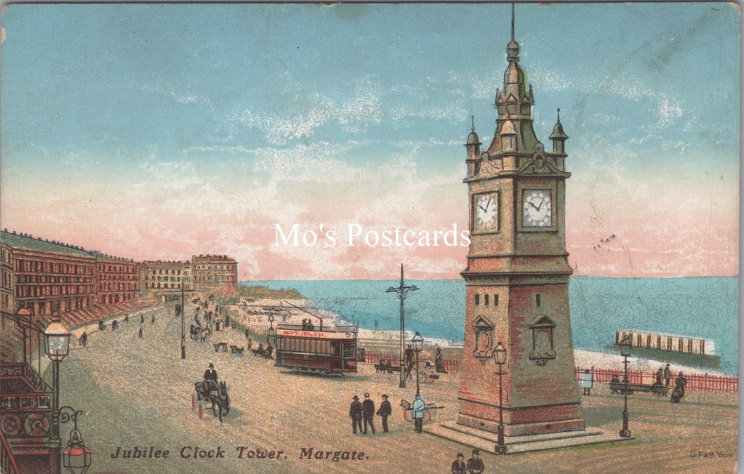 Kent Postcard - Margate, Jubilee Clock Tower  SW17836