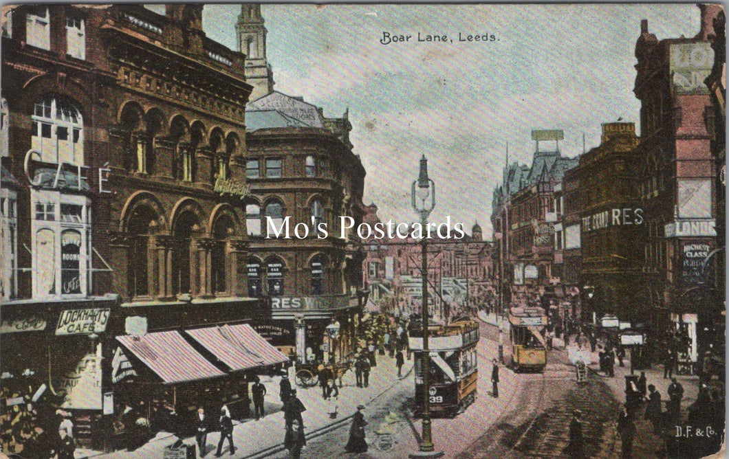 Yorkshire Postcard - Boar Lane, Leeds  SW17837