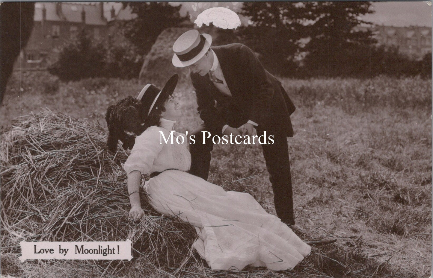 Romance Postcard - Love By Moonlight!   SW17892