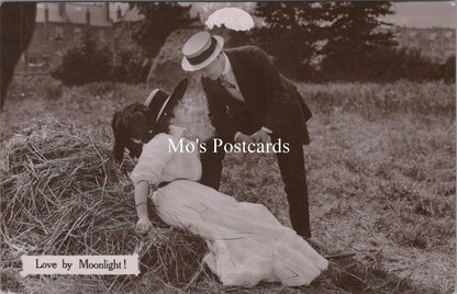Romance Postcard - Love By Moonlight!   SW17892