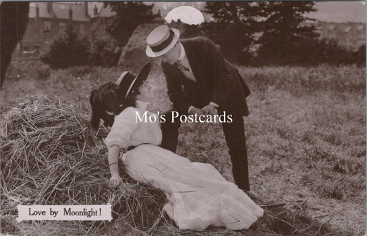 Romance Postcard - Love By Moonlight!   SW17892