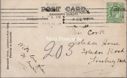 Greetings Postcard - With All Kind Thoughts and Best Wishes  SW17901