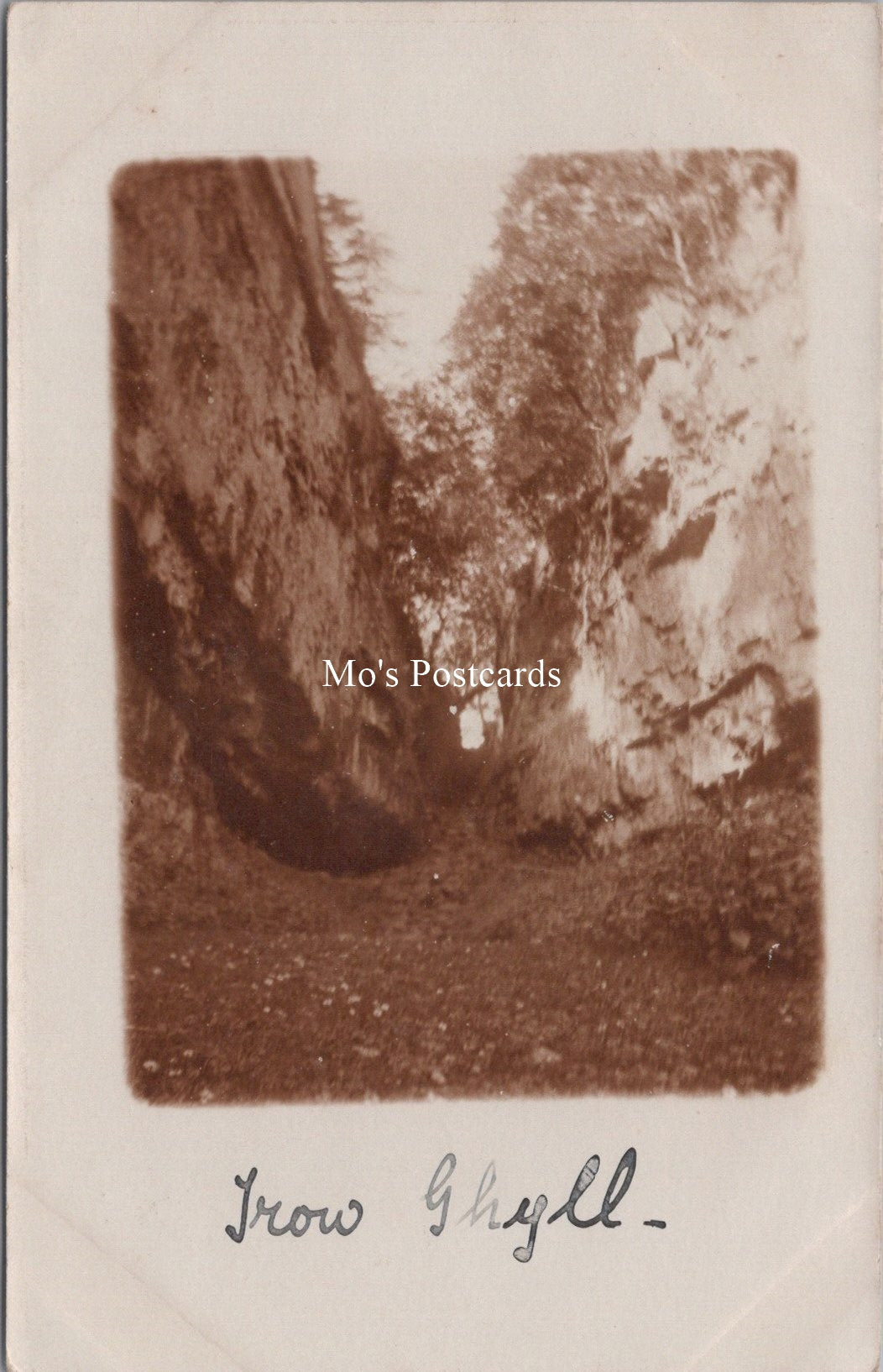 Yorkshire Postcard - Trow Ghyll, Trow Gill Ravine  SW17903