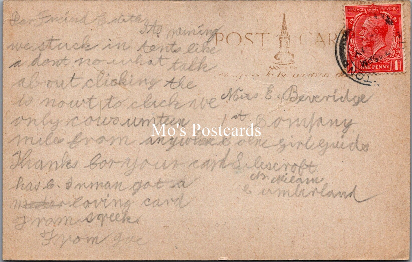 Cumbria Postcard - Bardsea From The Druids Circle  SW17912