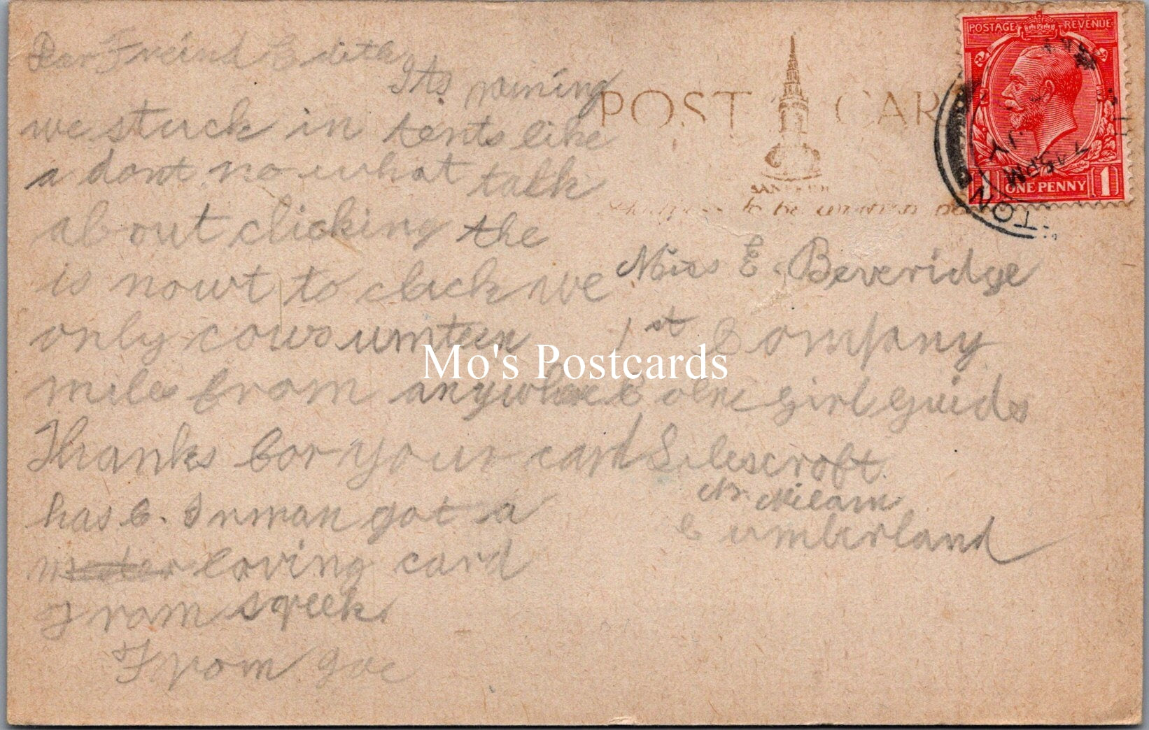 Cumbria Postcard - Bardsea From The Druids Circle  SW17912