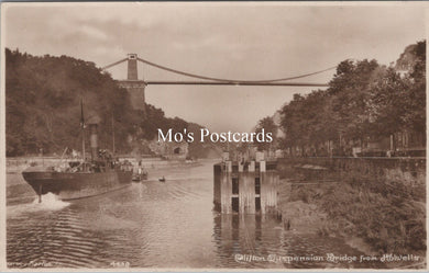 Bristol Postcard - Clifton Suspension Bridge From Hotwells  SW17913