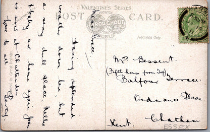 Essex Postcard - Dovercourt Bay Bandstand, Cliff Gardens  SW17917