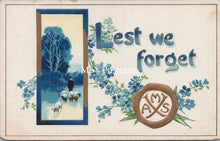 Load image into Gallery viewer, Embossed Greetings Postcard - Xmas, Lest We Forget, Remembrance  SW17918
