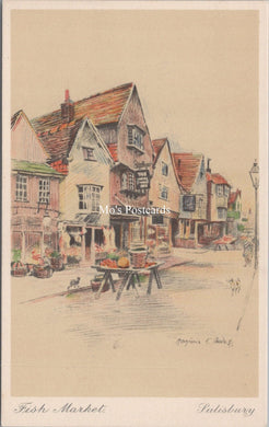 Wiltshire Postcard - Salisbury Fish Market  SW18006