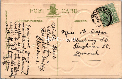 Greetings Postcard - Sincere Good Wishes For Christmas  SW18007