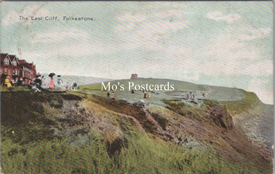 Kent Postcard - The East Cliff, Folkestone    SW18010
