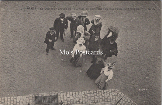 France Postcard - Blois, The Chateau, Group of Tourists  SW18017