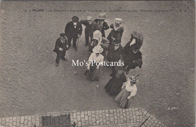 France Postcard - Blois, The Chateau, Group of Tourists  SW18017