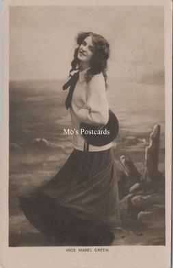 Theatrical Postcard - British Actress Miss Mabel Green  SW18019