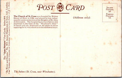 Hampshire Postcard - The Itchen, St Cross Near Winchester   SW18022