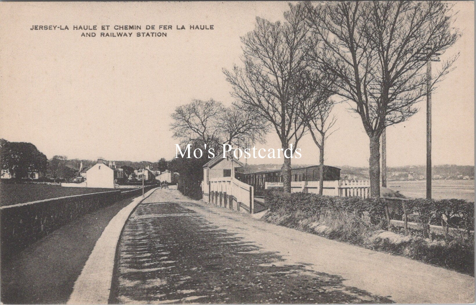 Jersey Postcard - La Haute Et Chemin De Fer La Haule SW18288