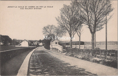 Jersey Postcard - La Haute Et Chemin De Fer La Haule SW18288