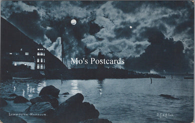 Devon Postcard - Lynmouth Harbour  SW18034