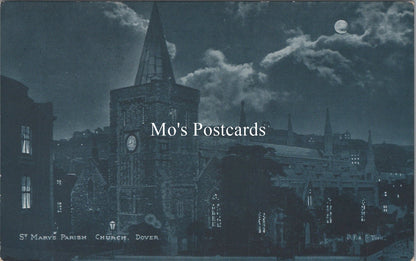 Kent Postcard - St Mary's Parish Church, Dover   SW18035