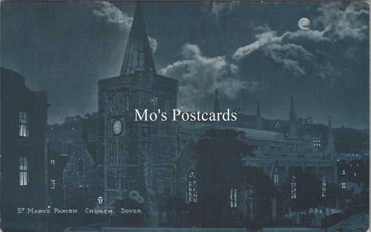 Kent Postcard - St Mary's Parish Church, Dover   SW18035