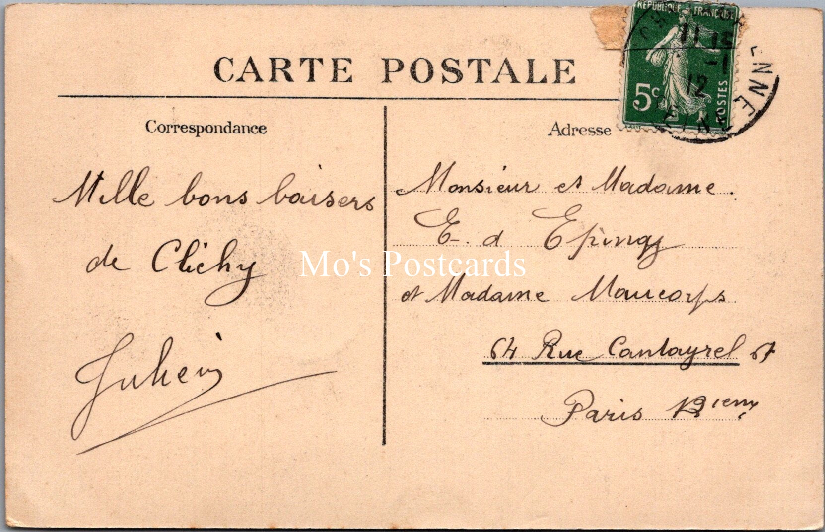 France Postcard - Asnieres Cimetiere Des Chiens  SW18045