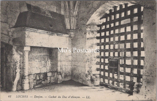France Postcard - Loches, Donjon, Cachot Du Duc d'Alencon  SW18290