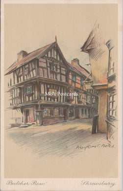 Shropshire Postcard - Shrewsbury, Butcher Row  SW18303