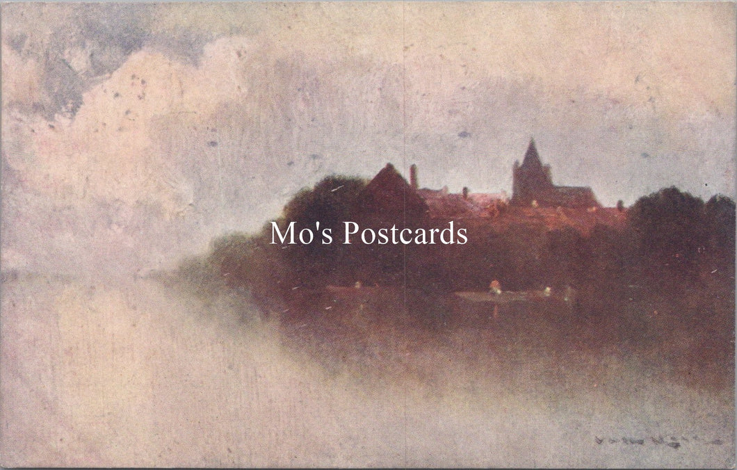 Art Postcard - By The River, Artist Professor Van Hier  SW18305