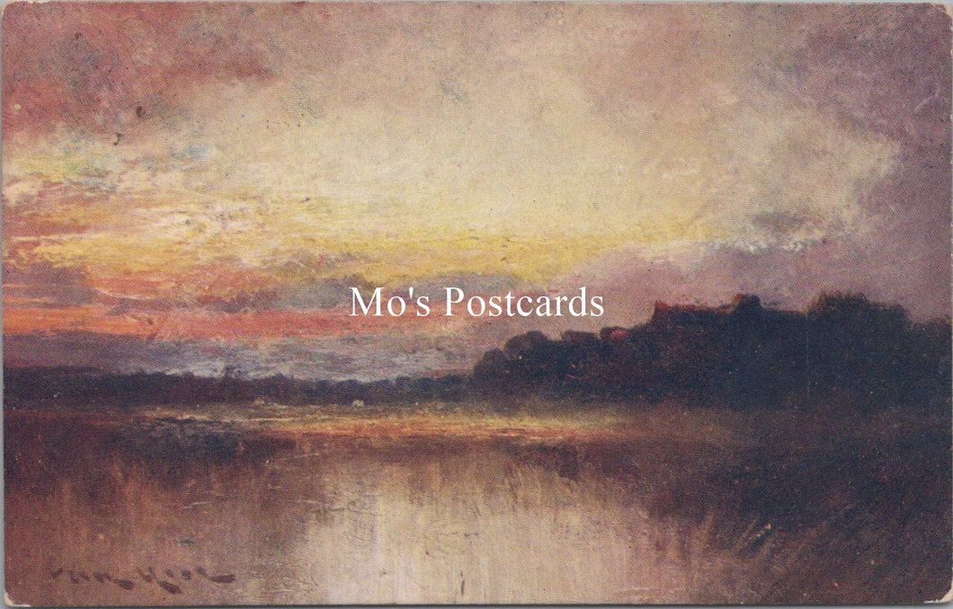 Art Postcard - At Even Tide, Artist Professor Van Hier  SW18307